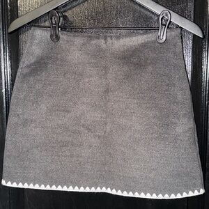 Commense gray mini skirt